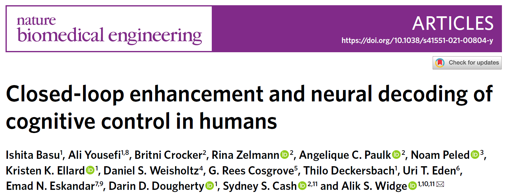 Nature子刊：人工智能和脑电刺激结合，改善人类大脑功能